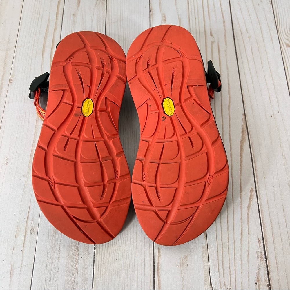 Chaco rainbow orange toe loop active sports waterproof outdoor river sandals - Picture 11 of 12
